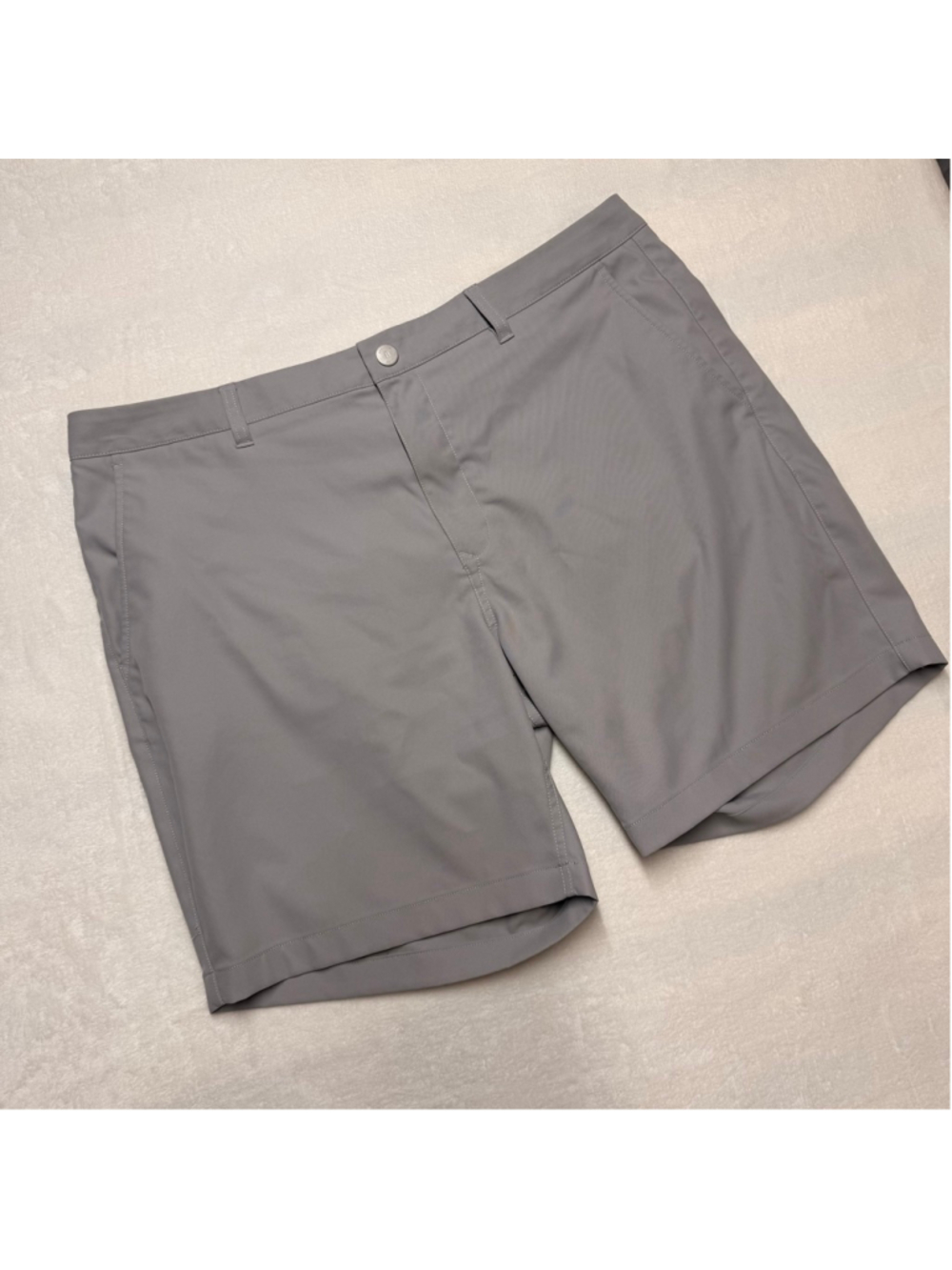 Men's Bonobos Golf Gray Flat Front Shorts Waist 40